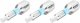 HAZET Bit 2204N-2.5/3 ∙ 1/4 Zoll (6,3 mm) Sechskant massiv ∙ Innen Sechskant Profil ∙ 3-teilig ∙ SW 2,5 mm