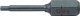 Bit-Schraubendrehereinsatz 2 mm 6kant C 6,3 L.34mm