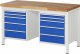Werkbank höhenverstellbar 8184A1 | B1500xT700xH840-1040mm | 10xSchublade-VA Werkbank höhenverstellbar 8184A1 | B1500xT700xH840-1040mm | 10xSchublade-VA