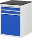 Schubladenschrank L5.7 | B580xT650xH820mm | M-Top-22mm | 2xSchublade-TA | 1xTür