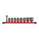 Schlagnuss-Set 3/8"kurz(9tlg.)SHOCKWAVE