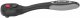 VIGOR Feinzahn-Umschaltknarre ∙ V6014 ∙ 1/4 Zoll (6,3 mm) Vierkant massiv ∙ 150 mm