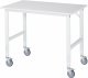 Fahrbarer Arbeitstisch (HV) Tom (4 LR) | B1250xT800xH910-1230mm | M-Platte-22mm