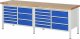 Werkbank höhenverstellbar 8479A2 | B2500xT700xH840-1040mm | 18xSchublade-TA Werkbank höhenverstellbar 8479A2 | B2500xT700xH840-1040mm | 18xSchublade-TA