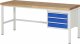 Werkbank höhenverstellbar 8127A1 | B2000xT700xH840-1040mm | 3xSchublade-VA Werkbank höhenverstellbar 8127A1 | B2000xT700xH840-1040mm | 3xSchublade-VA