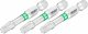 HAZET Bit 2223NSLG-T30/3 ∙ 1/4 Zoll (6,3 mm) Sechskant massiv ∙ Innen TORX® Profil ∙ 3-teilig ∙ SW T30