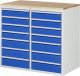 Schubladenschrank LL7.10.10 | B1145xT650xH1035mm | B-Top-25mm | 14xSchublade-VA Schubladenschrank LL7.10.10 | B1145xT650xH1035mm | B-Top-25mm | 14xSchublade-VA