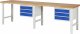 Werkbank höhenverstellbar 7127A1 | B3000xT700xH790-1140mm | 6xSchublade-TA Werkbank höhenverstellbar 7127A1 | B3000xT700xH790-1140mm | 6xSchublade-TA