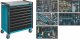 HAZET Werkstattwagen Assistent 179NXL ∙ Sortiment 179NXL-8/440 ∙ 440-teilig ∙ Schubladen | flach: 7× 81 x 696 x 398 mm ∙ Schublad