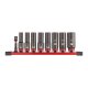 Schlagnuss-Set 3/8"lang(9tlg.)SHOCKWAVE