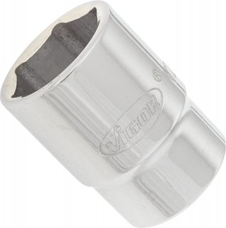 VIGOR Steckschlüsseleinsatz ∙ V2256N ∙ 3/4 Zoll (20 mm) Vierkant hohl ∙ Außen Sechskant Profil ∙ SW 28 mm