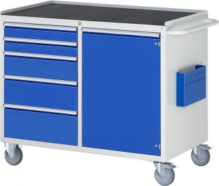 Montagewagen LL5.22.12 | B1145xT650xH975mm | 5xSchublade-TA | 1xTür | MT-Top-25mm