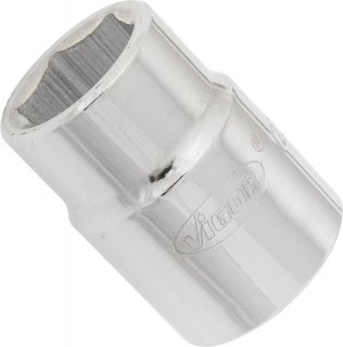 VIGOR Steckschlüsseleinsatz ∙ V2325N ∙ 3/4 Zoll (20 mm) Vierkant hohl ∙ Außen Sechskant Profil ∙ SW 22 mm