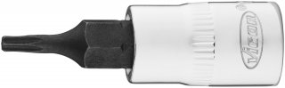 VIGOR Steckschlüsseleinsatz ∙ V2149N ∙ 3/8 Zoll (10 mm) Vierkant hohl ∙ Innen TORX® Profil ∙ SW T47