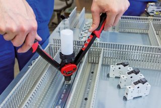 VIGOR Blindnietzange ∙ V2788 ∙ 5-teilig ∙ Anzahl Werkzeuge: 5