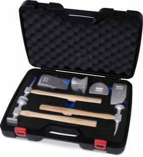 KOFFER MIT 3 ALU-HÄMMERN UND 4 ALU-HÄMMERN