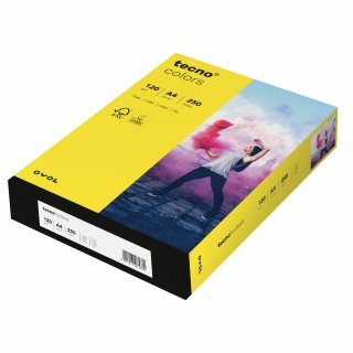 inapa tecno Kopierpapier Colors 2100011336 A4 120g gelb 250Bl.