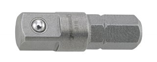 Bit-Verbindungsteil | handbetätigt 6kant 1/4" Außen-4kant 1/4" L.25mm