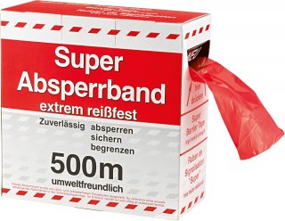 VDE-Absperrband L.500m B.80mm