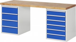 Werkbank 7821A3 | B2000xT700xH890mm | 10xSchublade-TA