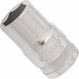 VIGOR Sechskant Steckschlüsseleinsatz ∙ V2600N ∙ 1/2 Zoll (12,5 mm) Vierkant hohl ∙ Außen Sechskant Profil ∙ SW 14 mm