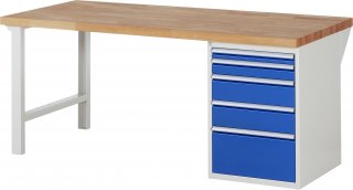Werkbank 7511A1 | B2000xT900xH890mm | 5xSchublade-TA