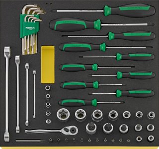 Werkzeug-Sortiment TCS TORX®/57 MF 53 St.