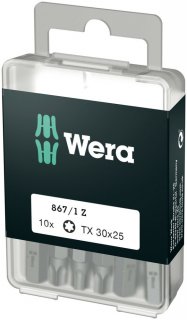867/1 DIY TORX Bits | TX 30 x 25 mm | 10-teilig
