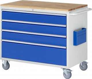 Montagewagen XXL5.3 | B1145xT650xH975mm | 4xSchublade-TA | B-Top-25mm
