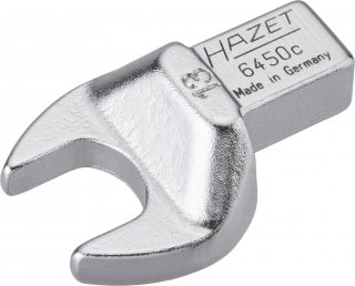 HAZET Einsteck-Maulschlüssel 6450C-13 ∙ 9 x 12 mm Einsteck-Vierkant massiv ∙ Außen Sechskant Profil ∙ SW 13 mm