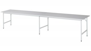 Arbeitstisch Jerry höhenverstellbar | B4000xT800xH800-850mm | M-Platte-22mm