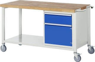 Fahrbare Werkbank 8152 | B1500xT700xH880mm | 1xSchublade-VA | 1xTür