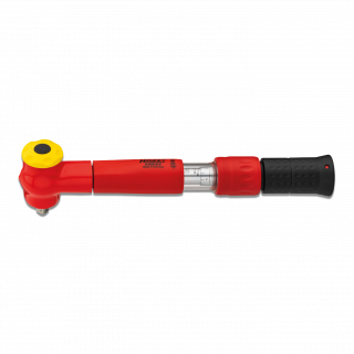 HAZET Drehmomentschlüssel ∙ schutzisoliert 5109KV ∙ Drehmomentbereich min-max: 5 – 25 Nm ∙ Genauigkeit: 4% ∙ 3/8 Zoll (10 mm) Vi