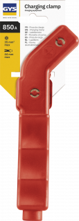 Isolierte Klemme - 850 A - rot - Bindekarte