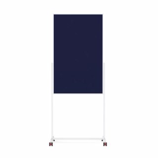 Magnetoplan Moderationswand 11112103 75x120cm Filz blau