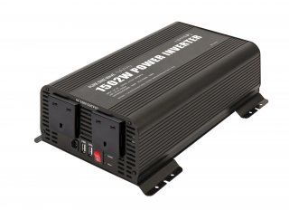 Wechselrichter PSW 1502W - 12V - Fernsteuerung Bildschirm - UK