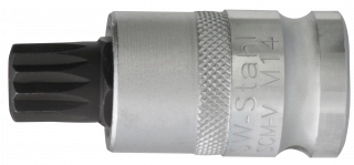 Schraubendreheinsatz | 1/2" | Innenvielzahn | M14 x 53 mm