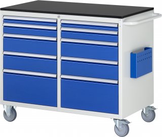 Montagewagen LL5.2.2 | B1145xT650xH970mm | 10xSchublade-VA | M-Top-20mm