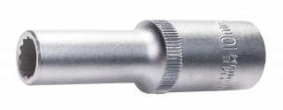 Steckschlüsseleinsatz | 1/2" | Zwölfkant | 10 mm | tief Steckschlüsseleinsatz | 1/2" | Zwölfkant | 10 mm | tief