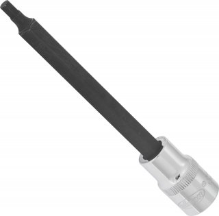 VIGOR Innensechskant Schraubendreher-Einsatz ∙ V2080 ∙ 1/2 Zoll (12,5 mm) Vierkant hohl ∙ Innen Sechskant Profil ∙ SW 5 mm
