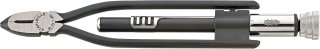 Drahtwirbelzange L.280mm Kopf brüniert | poliert Griffe brüniert