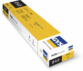 47 Rutil-Stahl-Elektroden - Ø 4,0 mm - 1/2 Schachtel