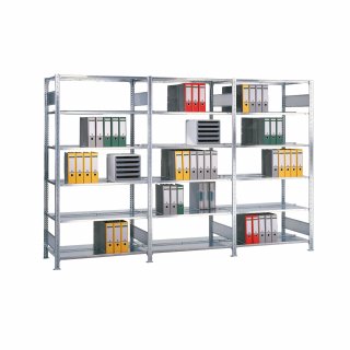 SCHULTE Regal MULTIplus150 12735 Anbau 2.000x1.000x300mm 5Böden vz