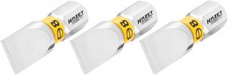 HAZET Bit 2208N-11/3 ∙ 1/4 Zoll (6,3 mm) Sechskant massiv ∙ Schlitz Profil ∙ 3-teilig ∙ SW 1,2 x 8 mm