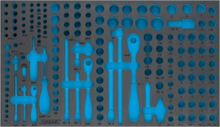 HAZET 2-Komponenten Weichschaumeinlage 163-549L ∙ L x B: 691 mm x 392 mm