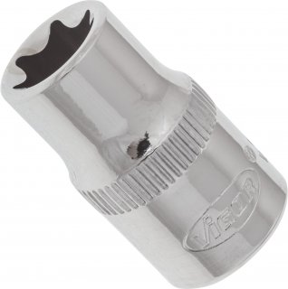 VIGOR T Steckschlüsseleinsatz ∙ V2722N ∙ 1/4 Zoll (6,3 mm) Vierkant hohl ∙ Außen TORX® Profil ∙ SW E10