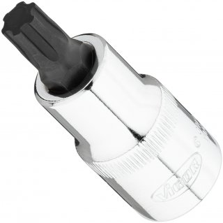VIGOR Schraubendrehereinsatz ∙ V7055-IP50 ∙ 1/2 Zoll (12,5 mm) Vierkant hohl ∙ Innen TORX® Plus Profil ∙ SW T50+