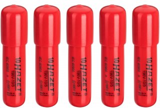 HAZET Endkappen mit Selbstklemmung ∙ 1000 Volt 196V-10/5 ∙ 5-teilig