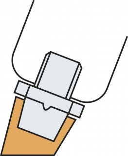 2 Kappenaufnahmen - Ø 10 mm - für X4 Arm 2 Kappenaufnahmen - Ø 10 mm - für X4 Arm