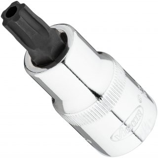 VIGOR Schraubendrehereinsatz ∙ V7055-IPR50 ∙ 1/2 Zoll (12,5 mm) Vierkant hohl ∙ Innenprofil mit 5 abgerundeten Flanken | mit Stir